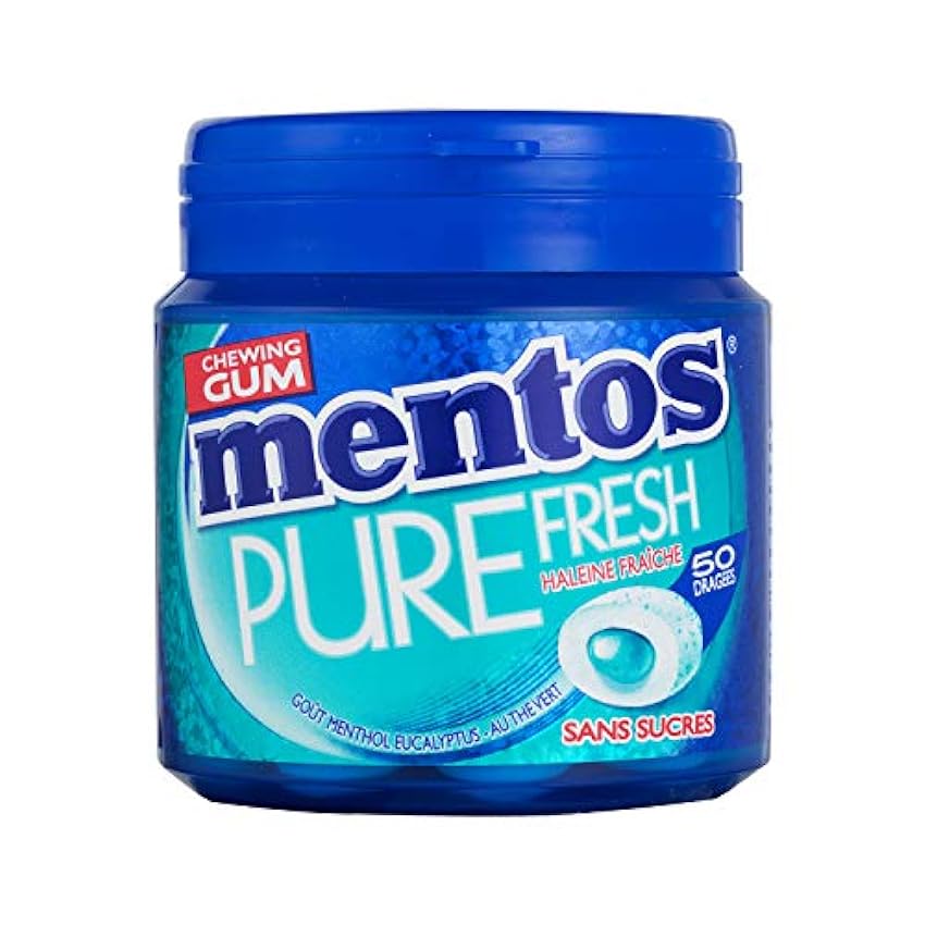 Mentos - Chewing-Gum Mentos Pure Fresh Menthol-Eucalypt