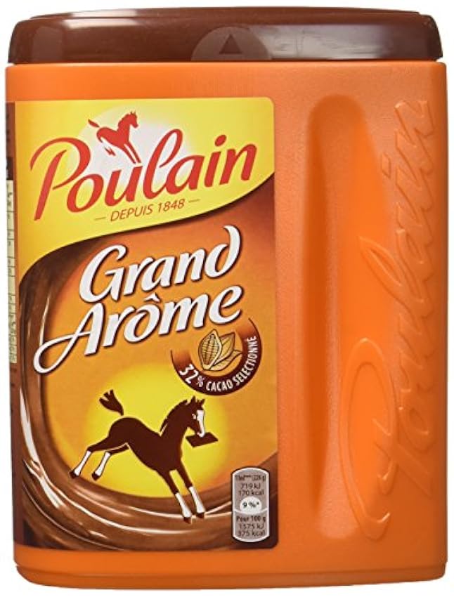Poulain Poudre chocolatée Grand Arôme 800 g - Lot de 5 