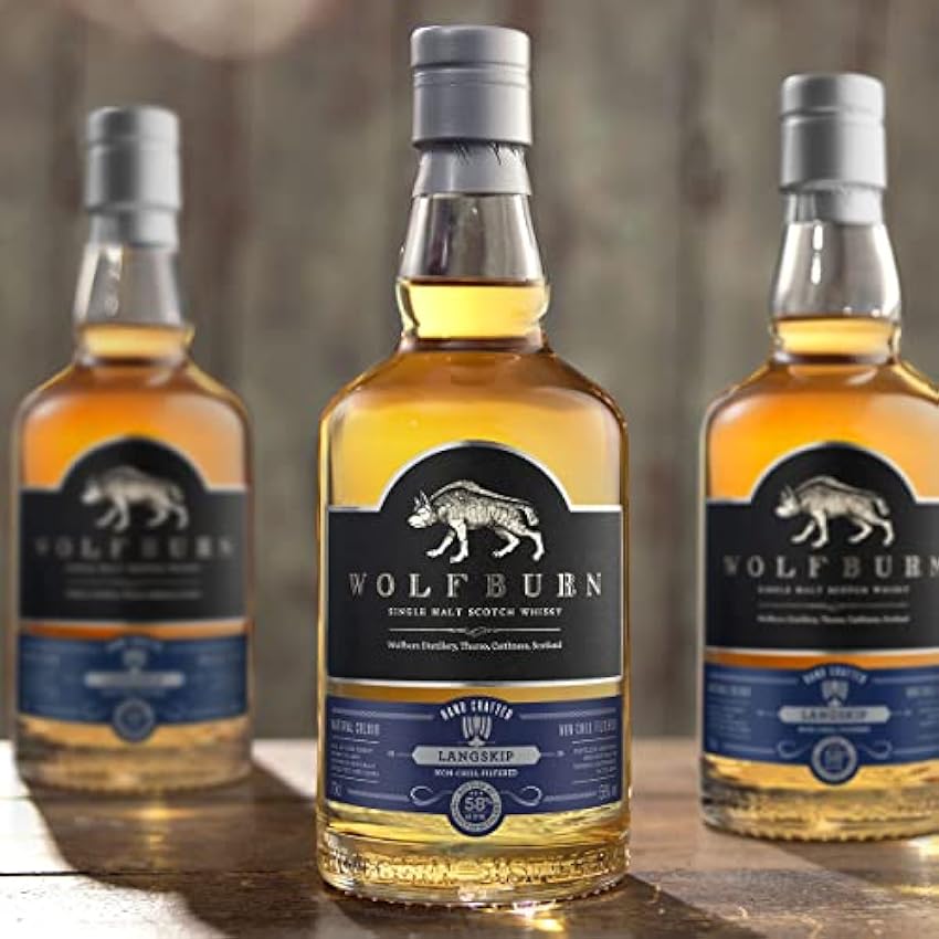 Wolfburn LANGSKIP Single Malt Scotch Whisky 58% Vol. 0,7l in Giftbox NrlQLCqC