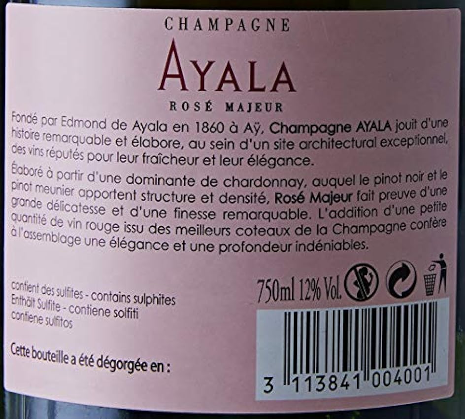 Ayala Champagne Rosé 75 cl le0jBRk3
