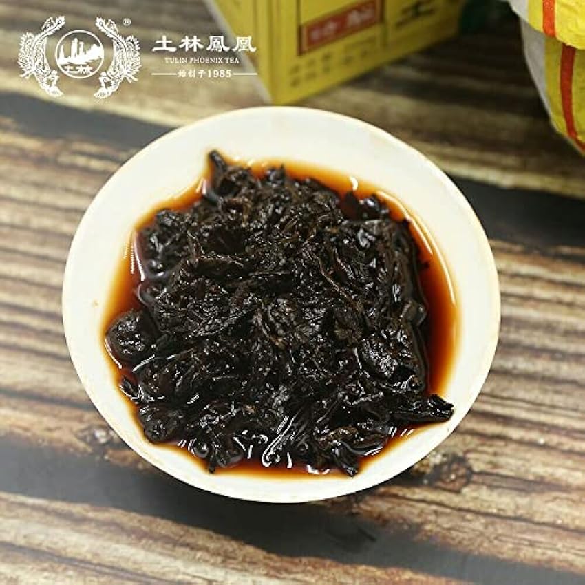 200g Thé Noir Couleur Uniforme Puer Chine Yunnan Original Thé Pu-erh Naturel et Organique Thé Pu´er sans Additifs Thé Puerh OFvcVM8R