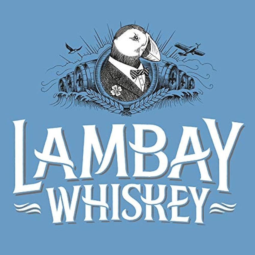 LAMBAY WHISKEY, Small Batch Blend, Coffret avec 2 Verres, Whisky Irlandais Triplement Distillé, Fruité & Non Tourbé, 40° 70cl - Offre Saint Patrick N6foA4nT