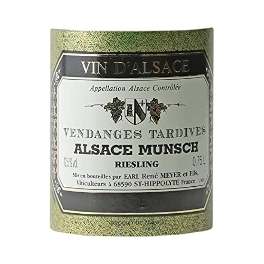 Alsace Riesling Vendanges Tardives - Blanc 2000 - Alsace Munsch - Vin Blanc d´ Alsace (3x75cl) o4eVqXYV