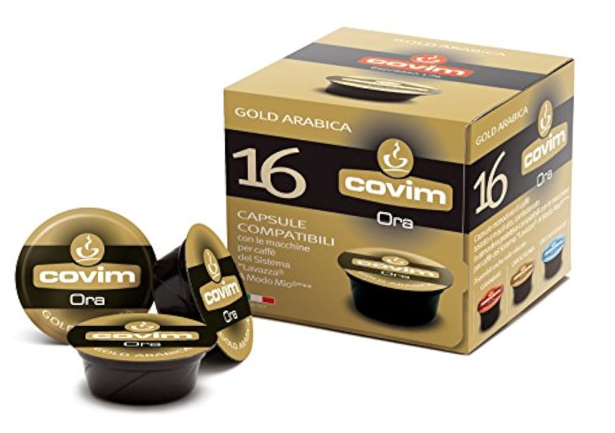 Lot de 128 Capsules gaufrées de café Gold Arabica compatibles Lavazza a Modo Mio l1MWqa9G