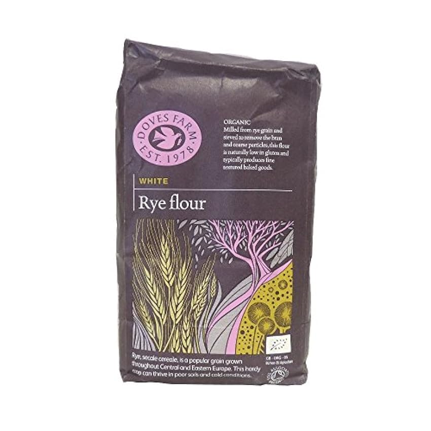 Doves Farm | Rye Flour White Organic | 5 X 1Kg nWhomRft