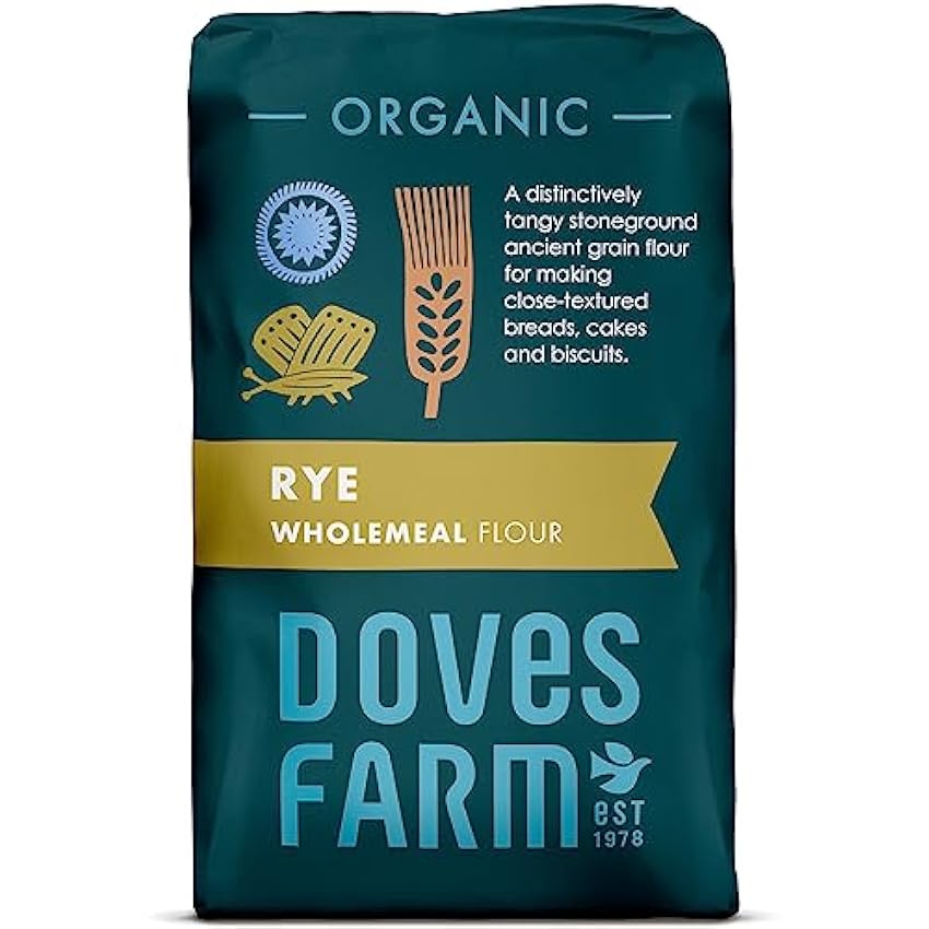 Doves Farm Seigle 1 Kg De Farine Complète oNE38WrJ