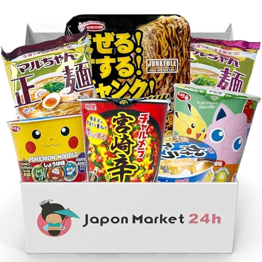 Pack de 7 Ramen Noodles Japonais Authentiques Importés 