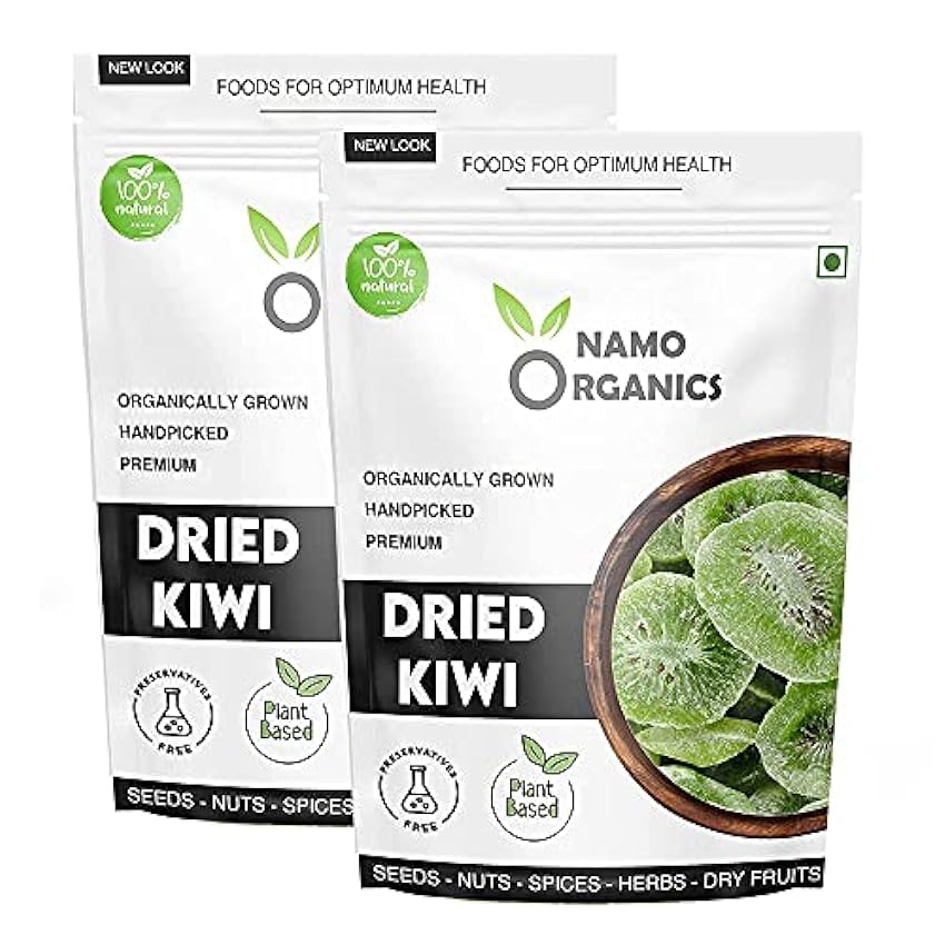 Namo Organics - Dried Kiwi Fruit Slices - 1 Kg Pouch - 