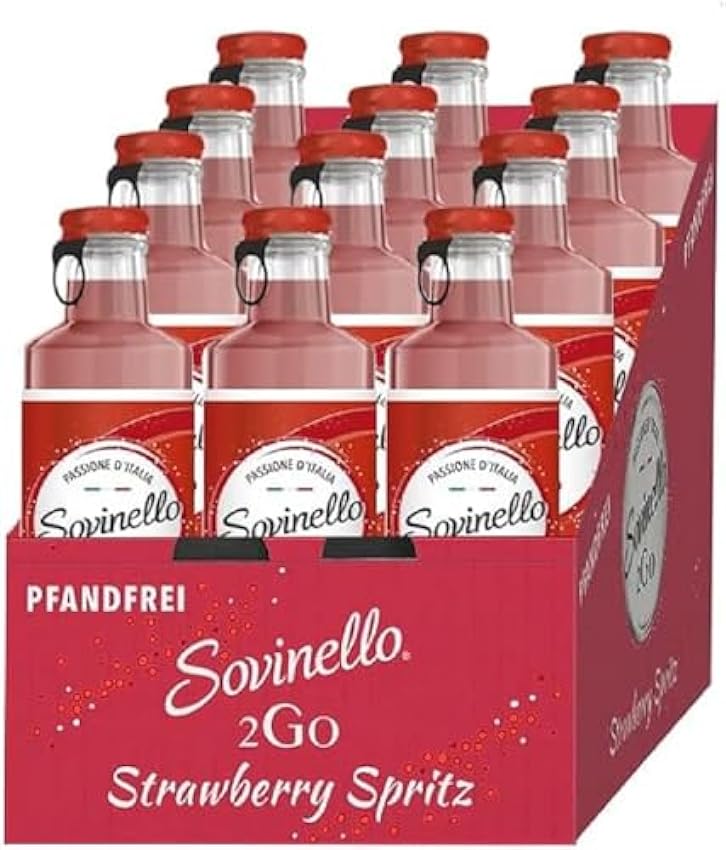 Sovinello 2Go - Strawberry Spritz, cocktail pétillant à