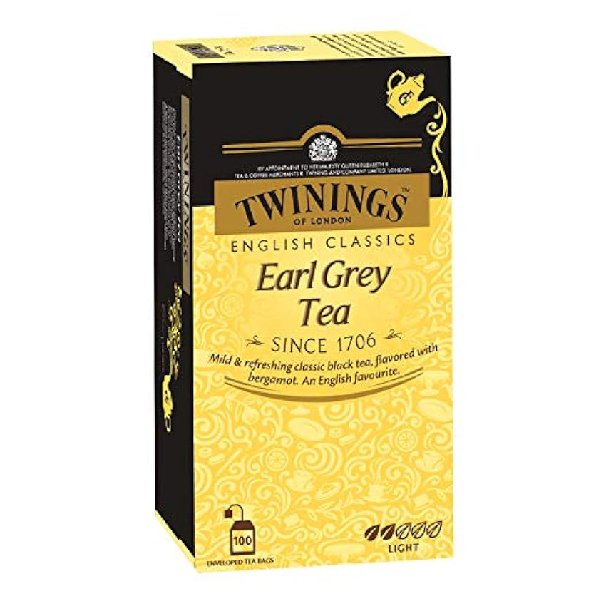 Twinings Earl Grey Thé 100 Sachets de thé lllfAJuK