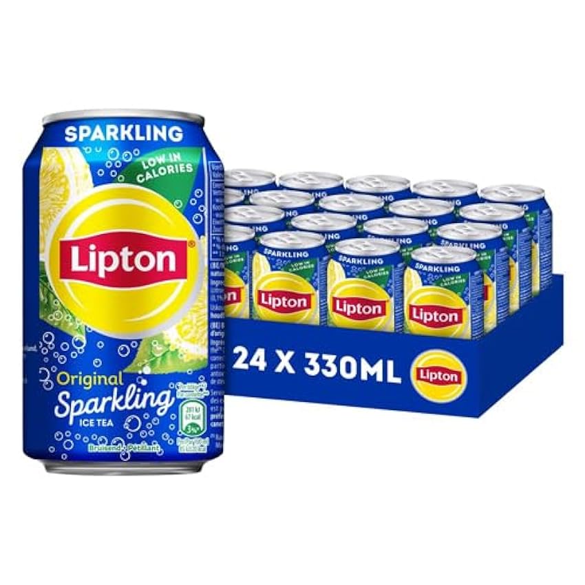 Boisson gazeuse Lipton Ice Tea Sparkling Blik 330ml | 2