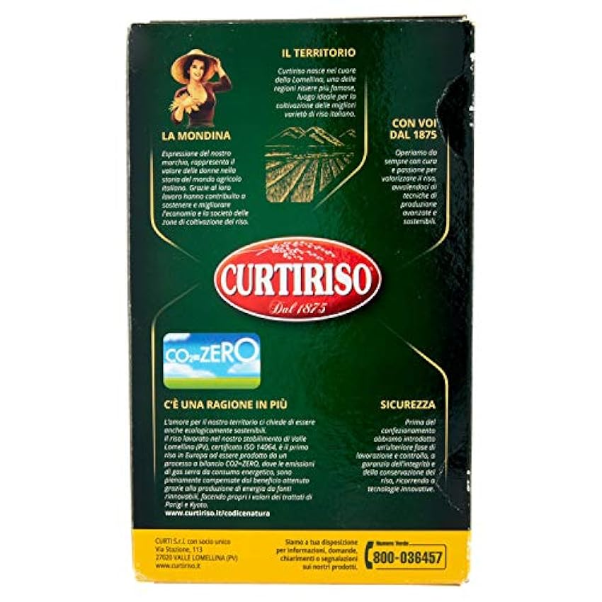 Curtiriso Riso Arborio Lot de 5 boîtes de 1 kg de riz italien 100 % riz italien Idéal pour tous les risottos 15 minutes LlvbQMNq