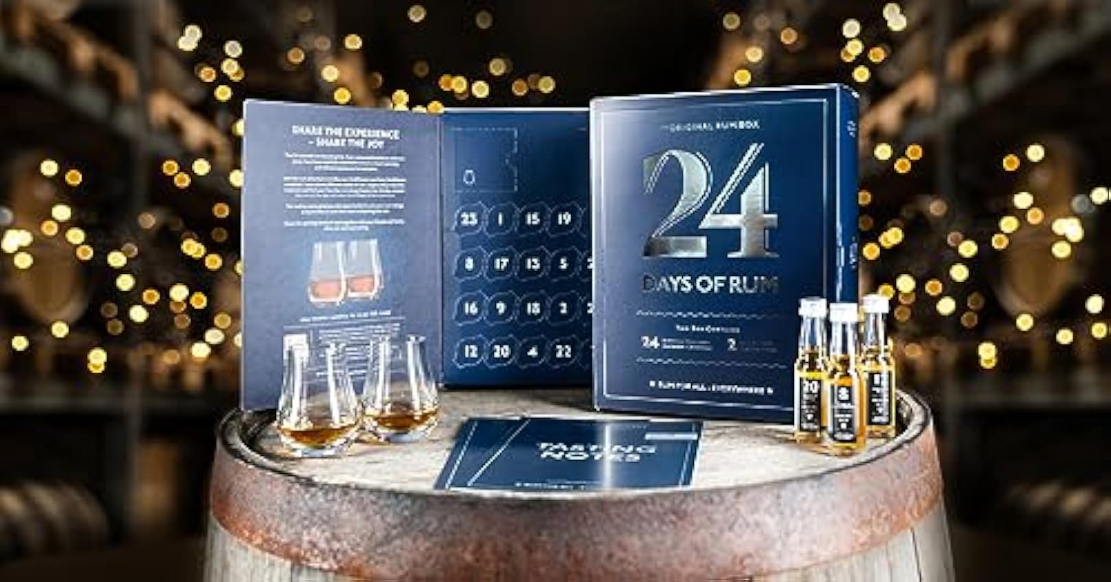 1423, 24 Days Of Rum - calendrier de l´avent du rhum - édition bleue M2yZPJQg