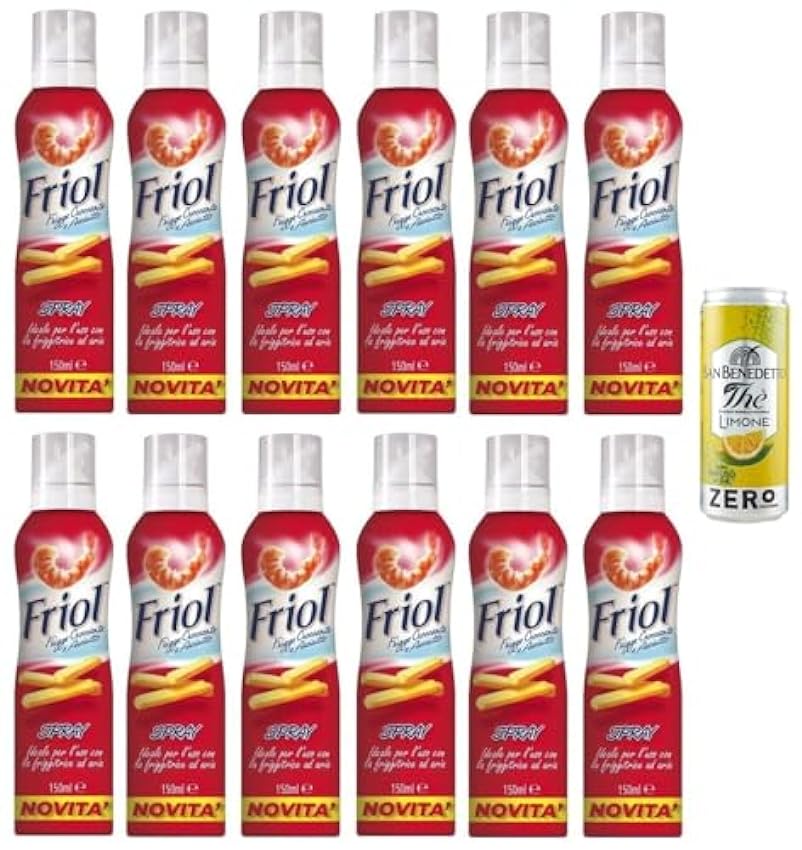 Friol Olio Lot de 12 sprays d´huile en spray idéal