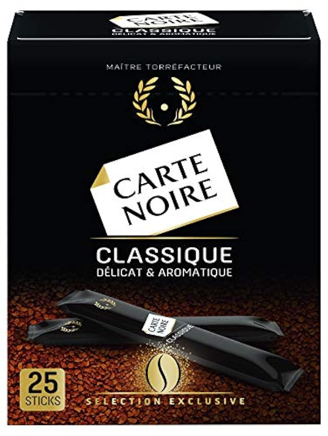 Carte Noire Café Soluble 25 Stick 45 g - Lot de 8 LME5F