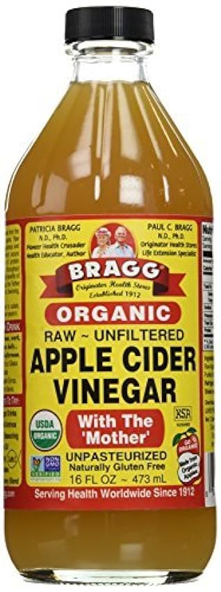 Bragg Organic Raw Apple Cider Vinegar, 16 Ounce - 12 Pack by Bragg LwOd6Qx0