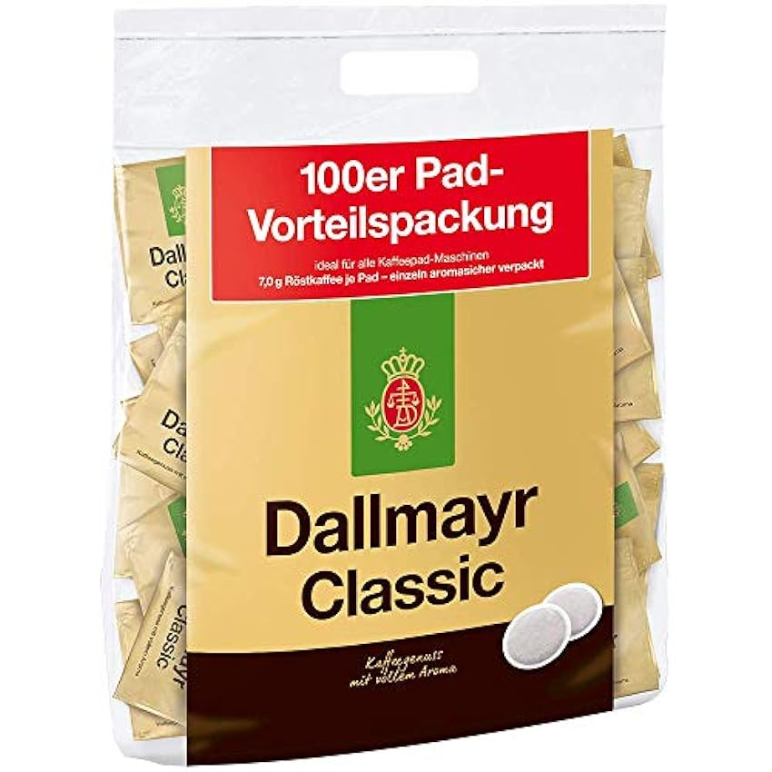 Dallmayr 100 dosettes Classic, 1er Pack (1 x 700 g) lAY