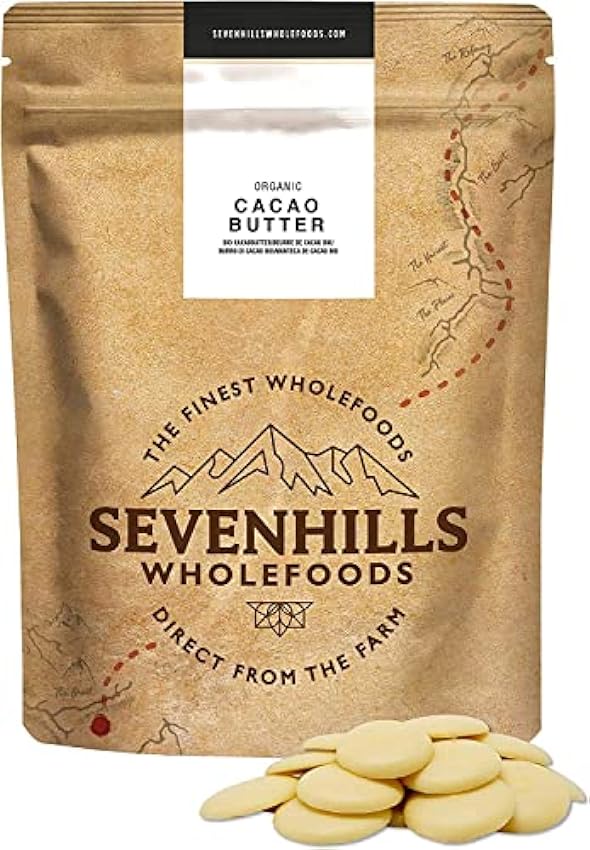 Sevenhills Wholefoods Beurre de Cacao Bio 2kg Nv0X5AFN