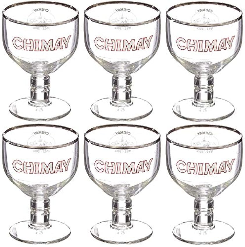 6 VERRES A BIERE CHIMAY 33cl 33 cl NEUF nkx0nNy5