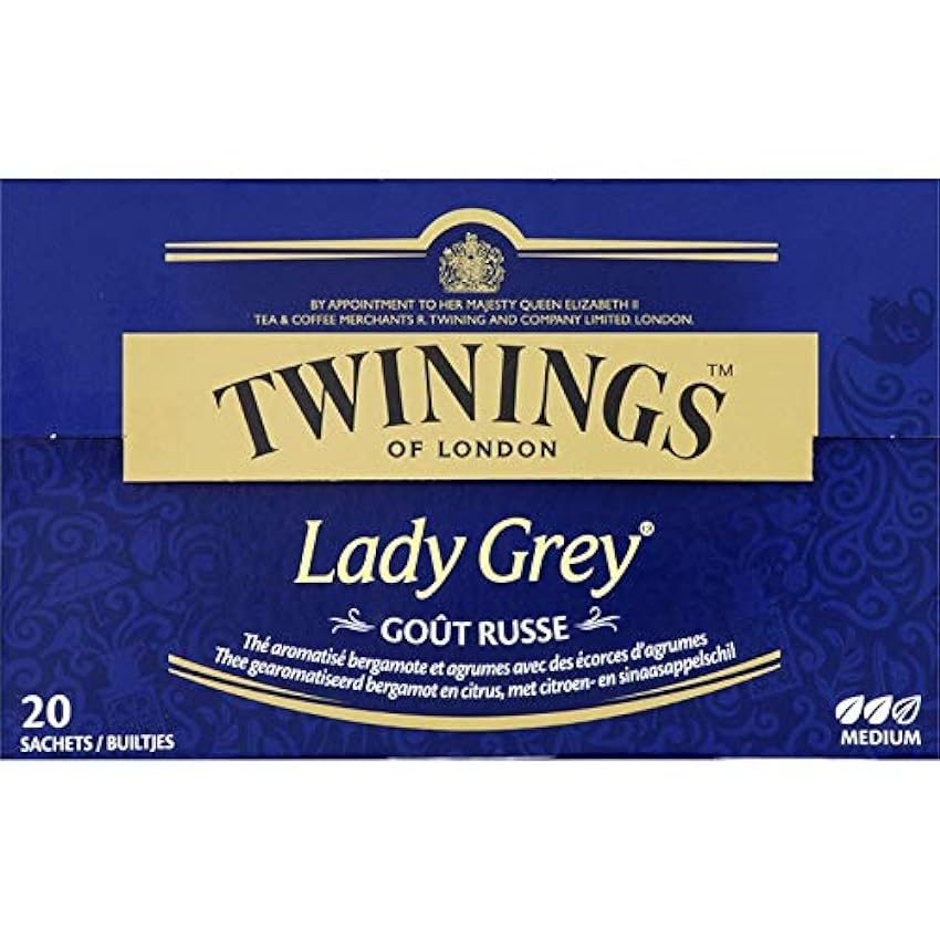 TWININGS - Lady Grey 40G - ( Lot De 4 ) nHVhldsd