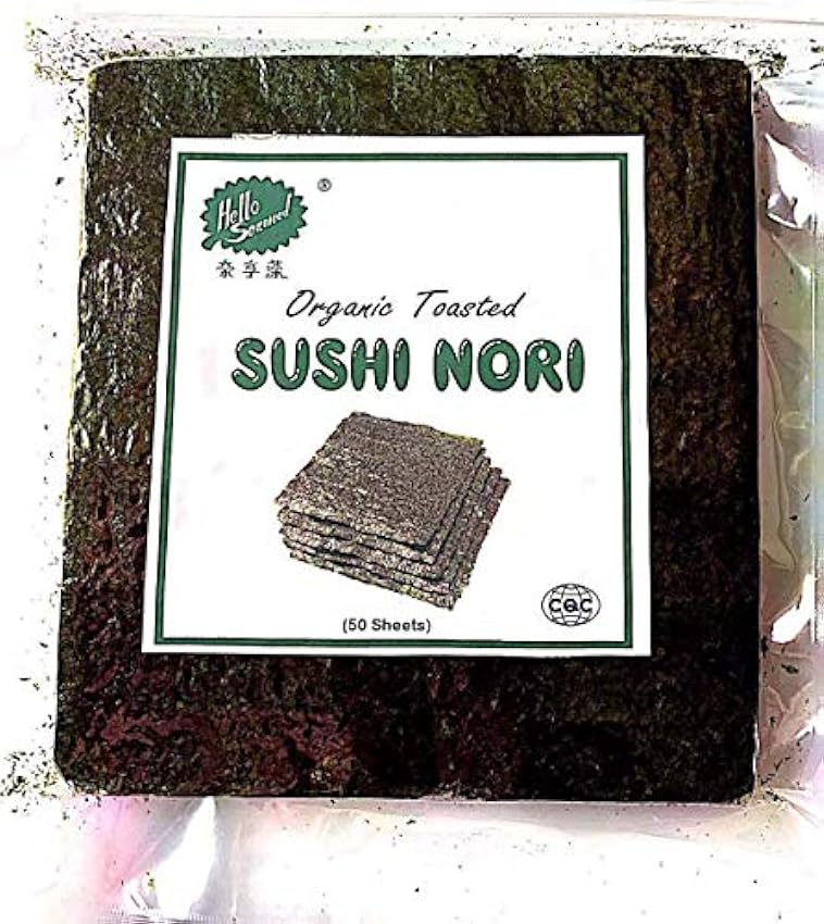 sushi nori bio grillé, organic toasted sushi nori seawe