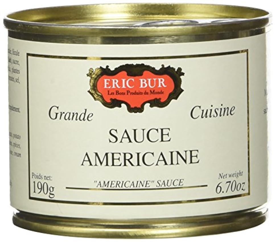 ERIC BUR Sauce Américaine 190 g - Lot de 4 mG2j1Isz