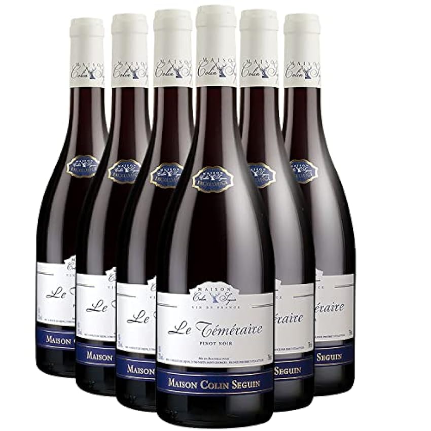Le Téméraire Pinot Noir Excellence - Rouge 2021 - Maison Colin Seguin - Vin de France - Vin Rouge (6x75cl) lS2gV6pD
