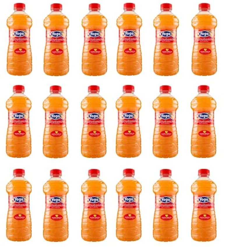 Yoga Succo di Frutta Lot de 18 bouteilles de jus multiv