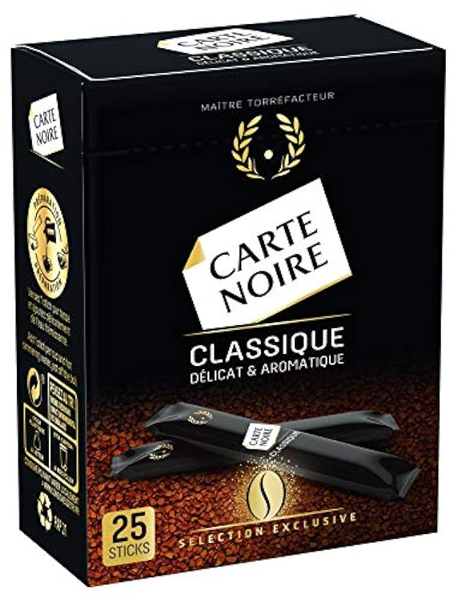 Carte Noire Café Soluble 25 Stick 45 g - Lot de 8 LME5FYnJ