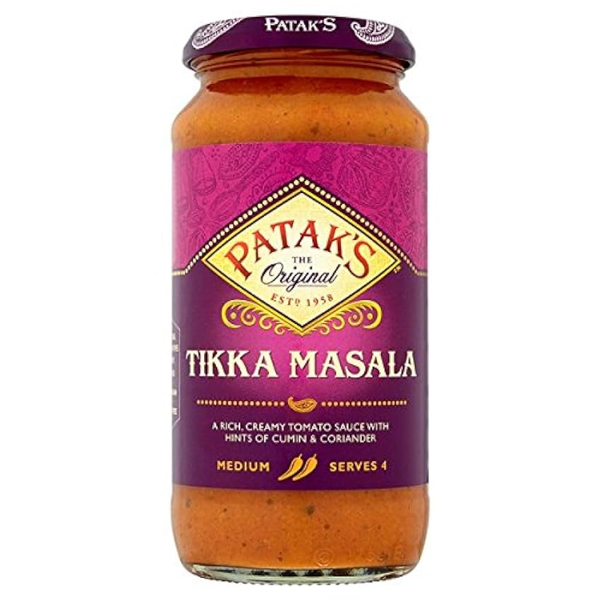 Patak´s The Original Tikka Masala 450 g (lot de 6 