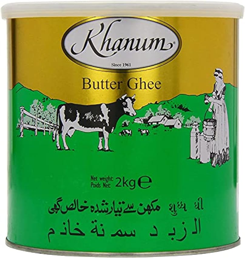 Khanum Beurre Ghee 2 kg - Crémeux - Naturel - Ajoute de
