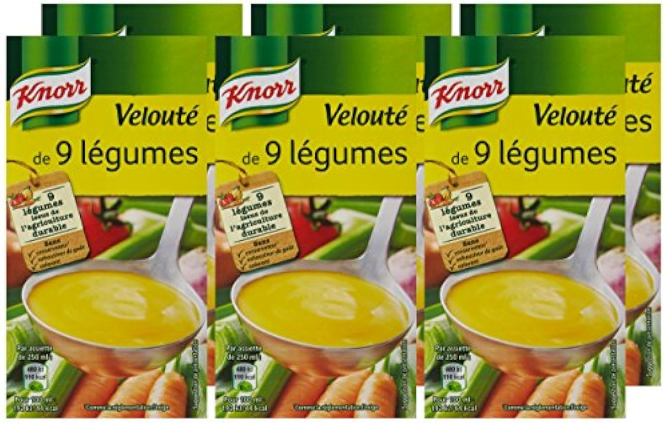 Knorr Soupe Velouté de 9 Légumes 50 cl - Lot de 6 MIvcAjcJ