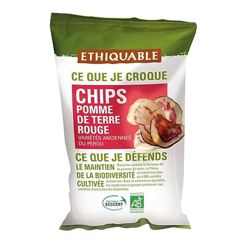 Chips Pomme de Terre Rouge bio & équitable mW7cjAta