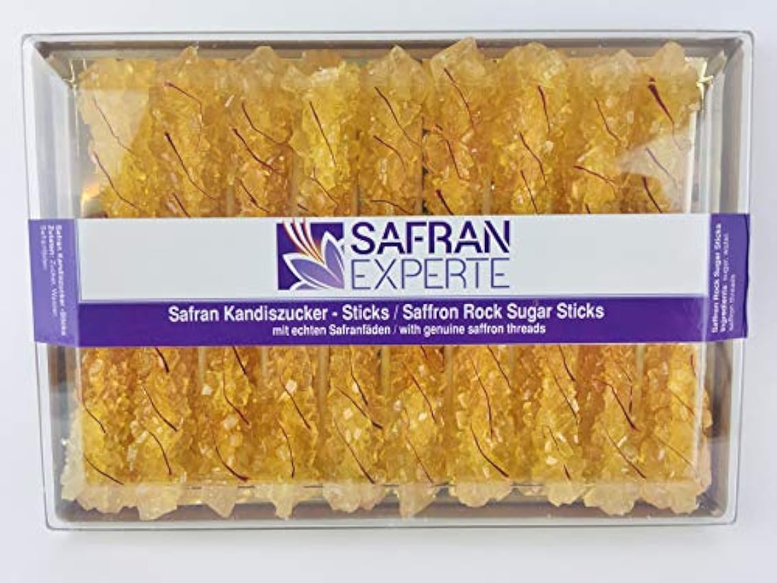 Safran Sucre candi à base de sirop de safran 3 boîtes d