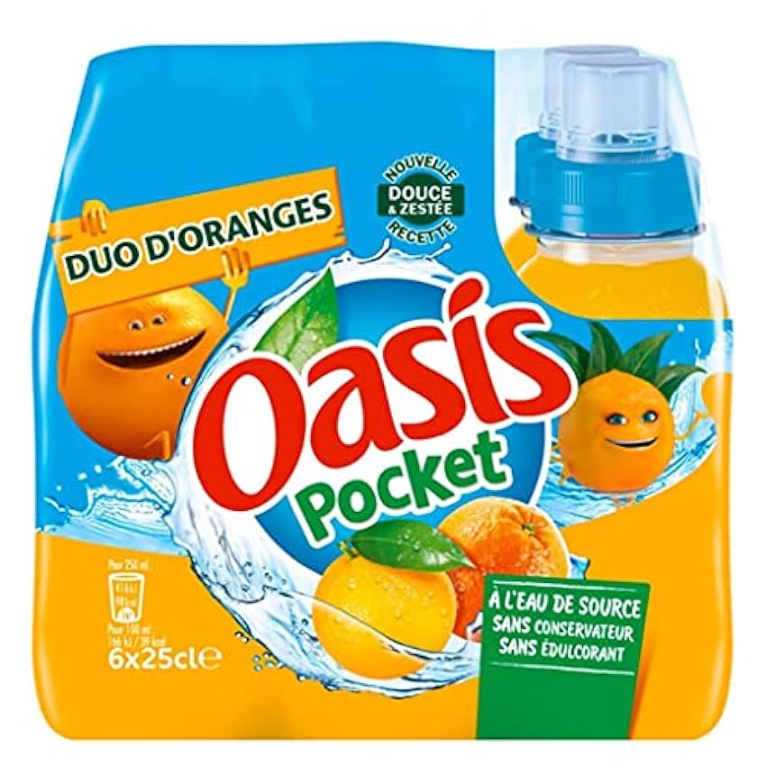 Oasis Pocket Duo d?Oranges 25cl (lot de 72) NKVS9Q4Q