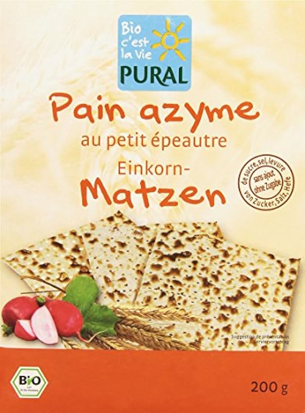 Pural Pain Azyme au Petit Epeautre Bio 200g L3Yc8sZE