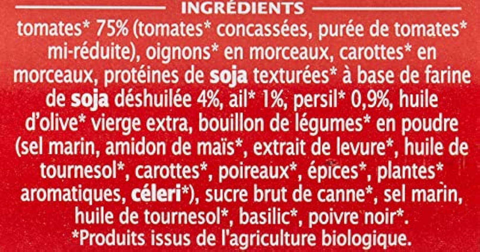 Jardin BiO étic Sauce végétale façon Bolognaise Ail Persil, 200 g mYBcYziV