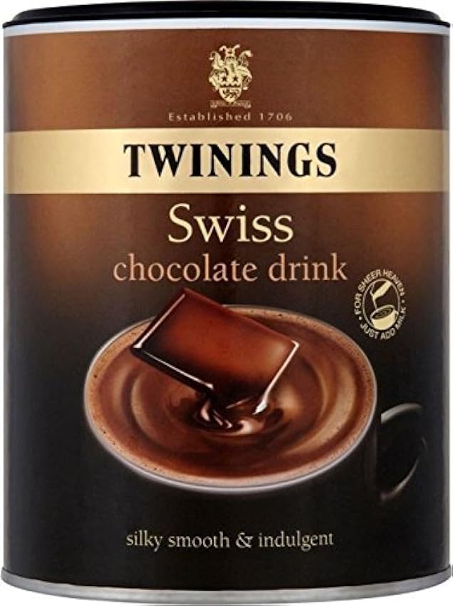 Chocolat chaud Twinings suisse (350g) - Paquet de 6 od6
