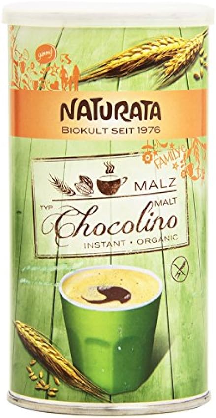Naturata Chocolino Malt Chocolat Chaud Instantané au Café Bio 175 g N4ldRqx2