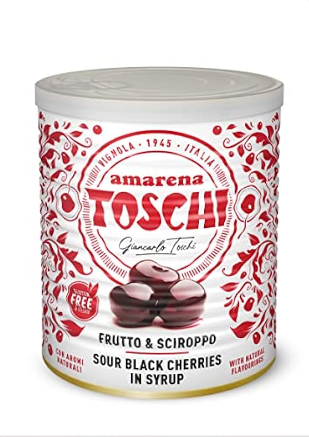 Toschi Toschi Amarena 1 paquet de 1000 grammes / qualité premium d´Italie / garniture italienne authentique. 1.00 kg 1000.00 ml nqVWSXI1