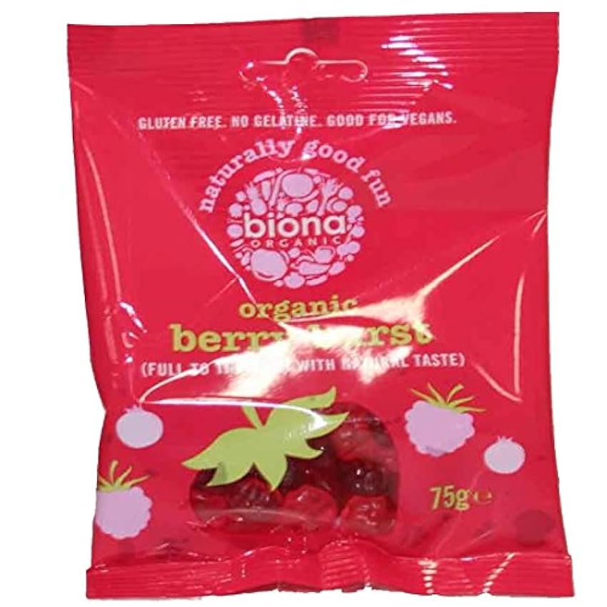 Biona | Berry Burst Sweets - Organic | 10 x 75G oP39dD0