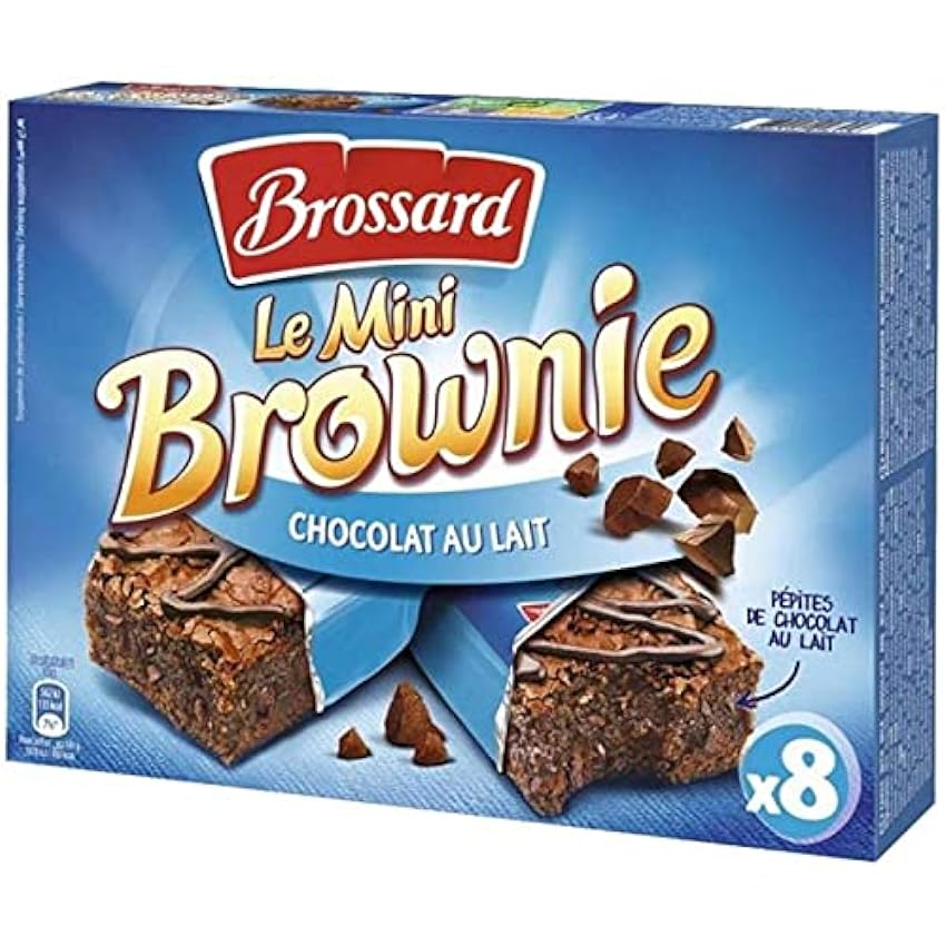 Brossard Mini Brownies Chocolat Au Lait 240g (lot de 3)