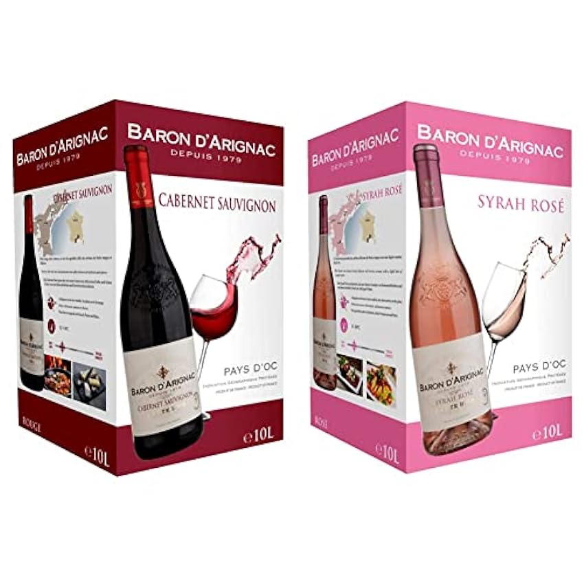 Baron d´Arignac - Vin rouge 10L Cabernet Sauvignon