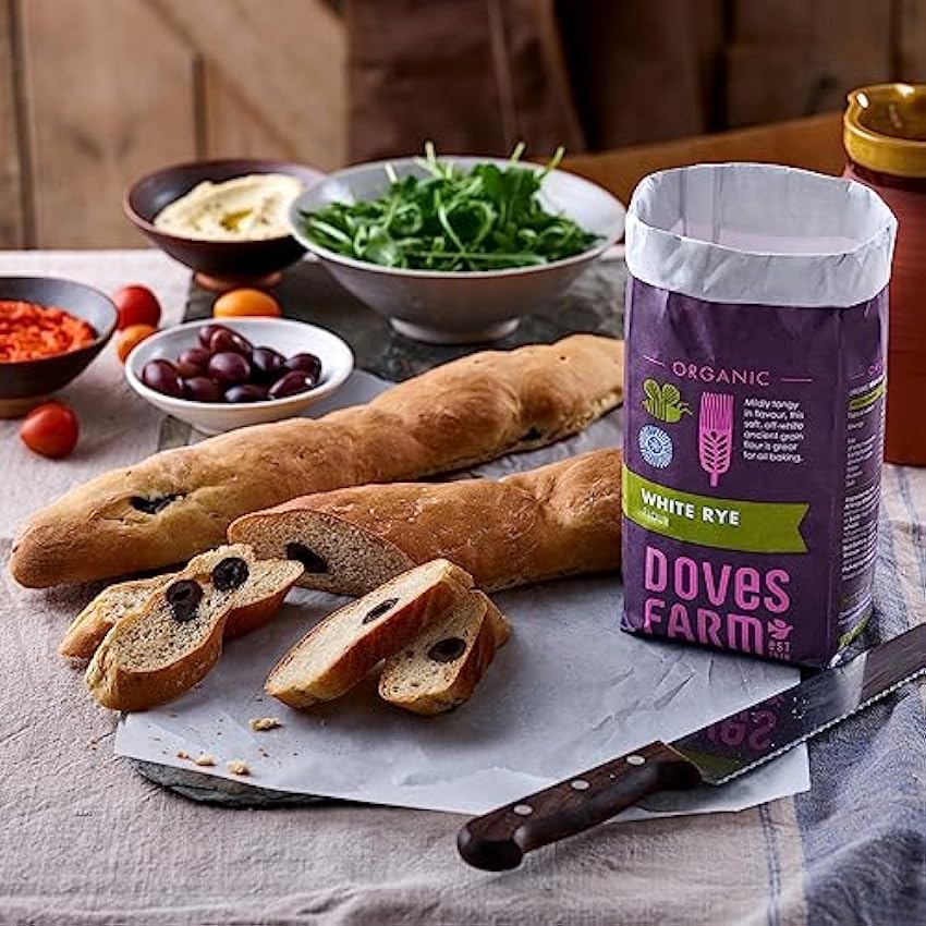 Doves Farm | Rye Flour White Organic | 1 X 1Kg nj1xGenZ