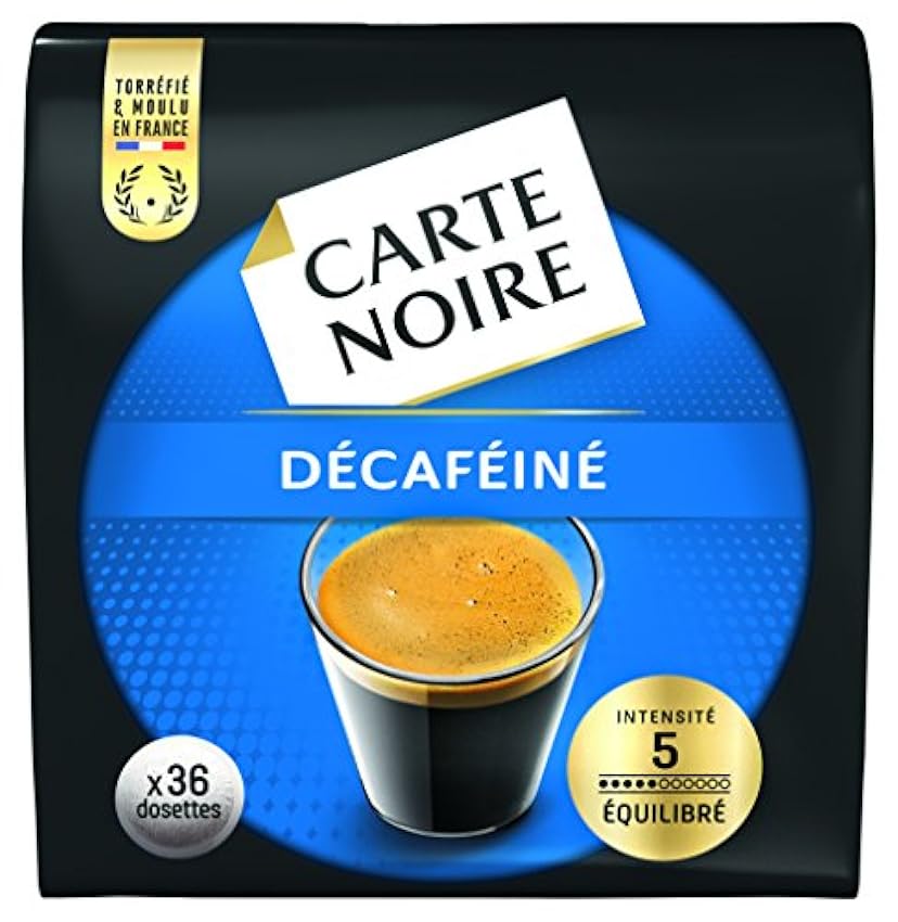 Carte Noire Décaféiné N°5 - 180 Dosettes souples (Lot d