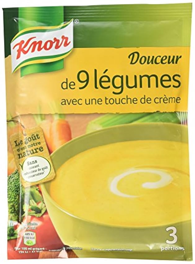 Knorr Douceur de 9 Légumes avec une Touche de Crème pou
