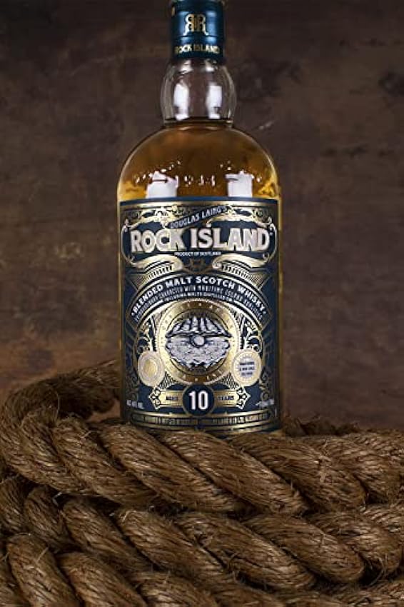 Douglas Laing ROCK ISLAND 10 Years Old Blended Malt 46% Vol. 0,7l in Giftbox N9nYTD5G