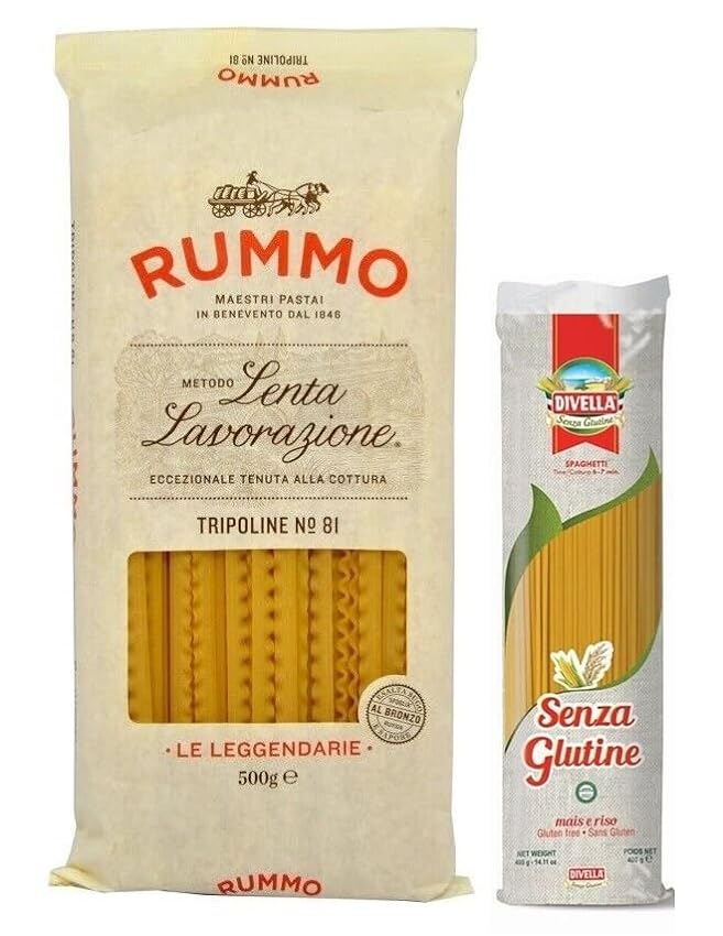 Rummo Pasta Tripoline N°81 Lot de 24 pâtes italiennes à