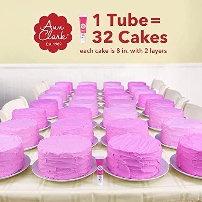 Ann Clark Bubblegum Pink Food Coloring Gel, 70 oz. (20 g) LaEf0zUM