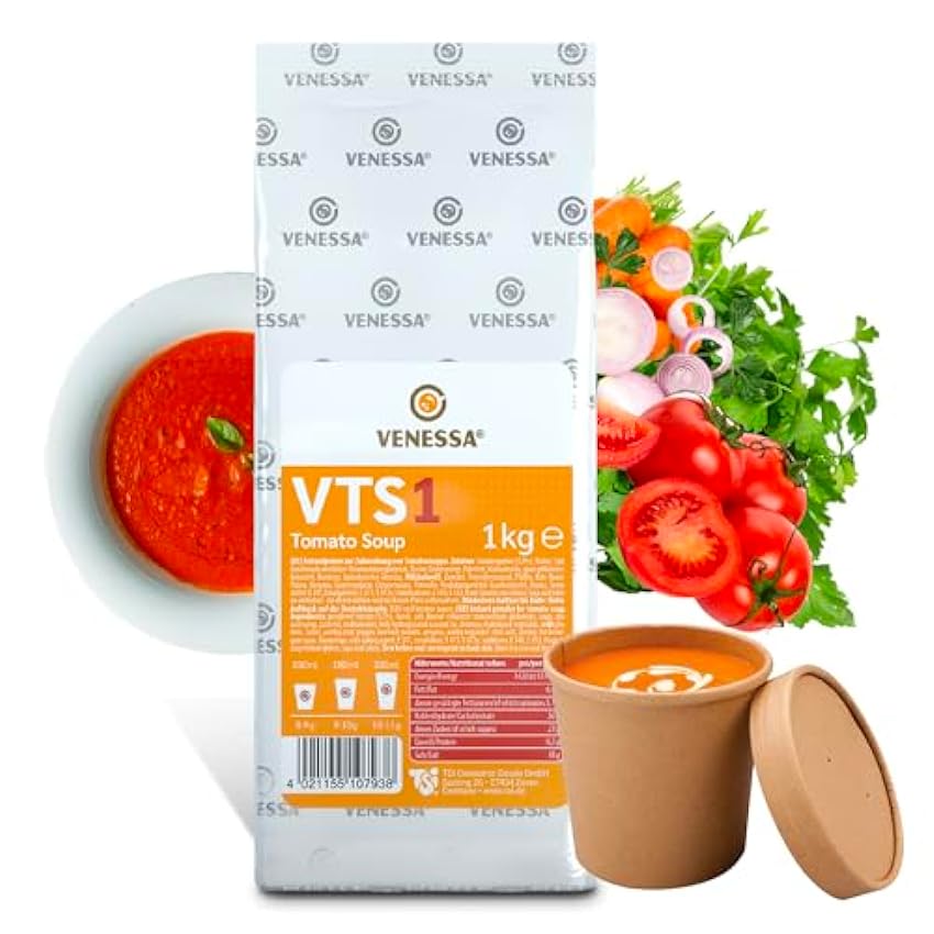VENESSA VTS 1 kg de soupe à tomates – Soupe instantanée